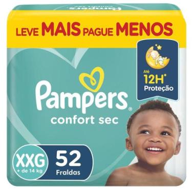 Imagem de Fralda Pampers Confort Sec XXG 52 Un