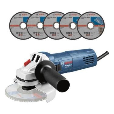 Imagem de Esmerilhadeira Angular Bosch Gws 700 710w 5 Discos 220v Azul 220v, 220