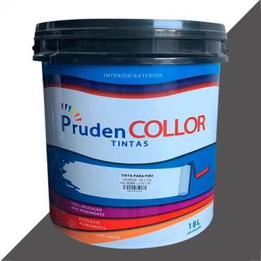 Imagem de Tinta piso prudencollor balde 18l cinza chumbo - PRUDENCOR