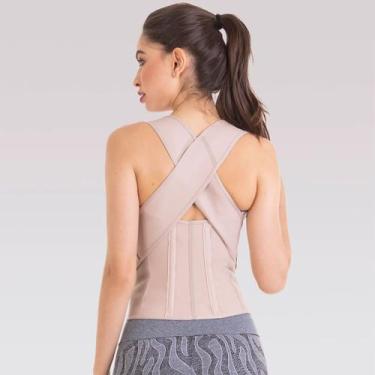 Imagem de Corretor Postural Esbelt 053 C/ Regulagem Casapaula, Chocolate, G