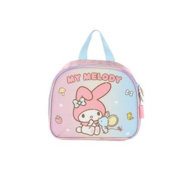 Imagem de Lancheira My Melody Bolsinha Térmica Kids Meninas Escolar, Rosa