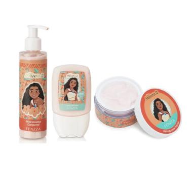 Imagem de Kit Fenzza Moana Facial30g Corporal200ml e Creme Mãos55g