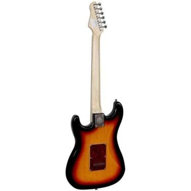 Imagem de Guitarra G100 Sunburst com Captadores Single Coils Sonic-X e Escudo Tortoise Marrom Giannini