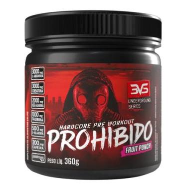 Imagem de Pré-Treino Prohibido Fruit Punch 360g 3VS Nutrition