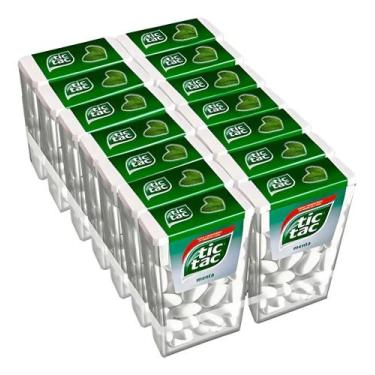 Imagem de Pastilha Tic Tac Menta Ferrero Display 14 Unidades 14,5g - Congratulat