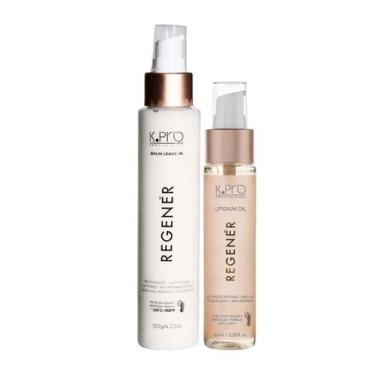 Imagem de Kit K.Pro Regenér Balm Proteção Térmica e Oil Capilar Óleo