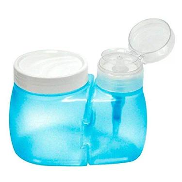 Imagem de Santa Clara, Dosador de acetona com porta algodão, Fumê com tampa branca