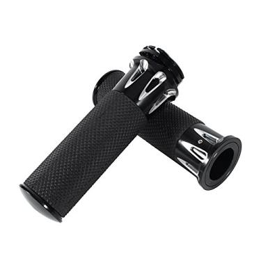 Imagem de Alça de guidão CNC preta de 25 mm, adereços para guidão Keenso Motorcycle CNC para Sportster XL883 XL1200 48 2004-2015