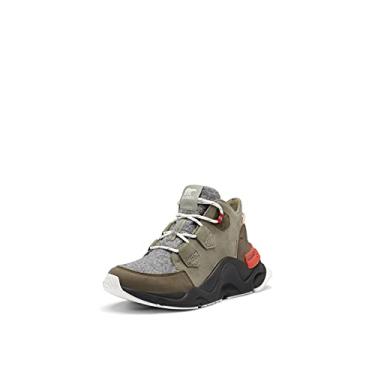 Imagem de Sorel Bota feminina Kinetic Rngd Caribou — Botas de inverno de couro impermeável, Cinza, verde, alpino tundra, 5