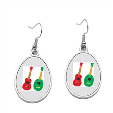 Imagem de Brinco de ukulele – Brincos pendentes para meninas – Presente de festa de aniversário dos namorados