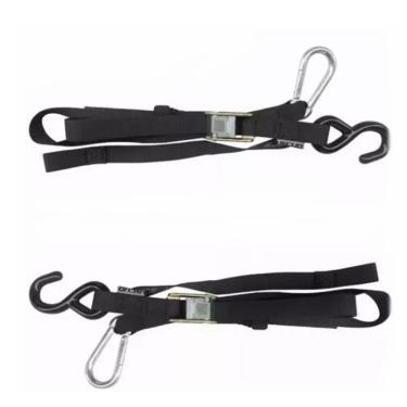 Imagem de Par Cinta Extensor Esticador Presilha Mosquetão Gancho Scud