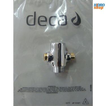 Imagem de Desviador para Duchas Manuais Deca Cromado Com Dourado - 4690057