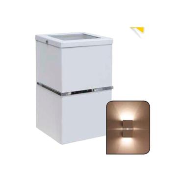 Imagem de Arandela de alumínio Taschibra G9 25W branca Hadar V1V Taschibra