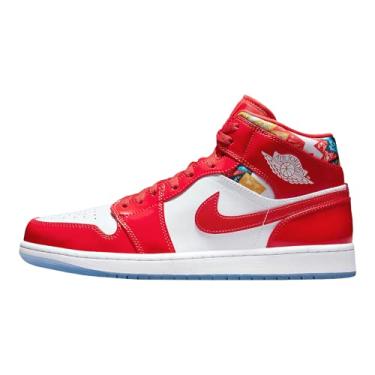 Imagem de Jordan 1 Mid Red Patent Leather Grade School DC7248-600 (Numeric_6)