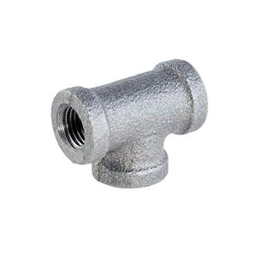 Imagem de Supply Giant HNUF005I T maleável galvanizado de alta pressão com conexões rosqueadas fêmeas, 9,5 mm