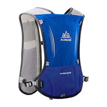 Imagem de mingzhe Mochila de garrafa de água esportiva com colete reflexivo premium para roupas de ciclismo de corrida femininas masculinas equipamentos de segurança com bolso com alta visibilidade reflexiva