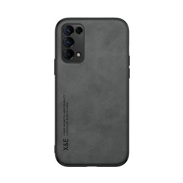 Imagem de Kepuch Silklike Capa para Oppo Reno 5 5G/Reno 5K/Find X3 Lite - Case Placa de Metal Embutida para Oppo Reno 5 5G/Reno 5K/Find X3 Lite - Preto