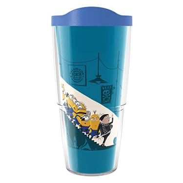 Imagem de Tervis Meu Malvado Favorito Minions The Rise of Gru Porement Feito nos EUA Copo isolado de parede dupla, 680 g, clássico