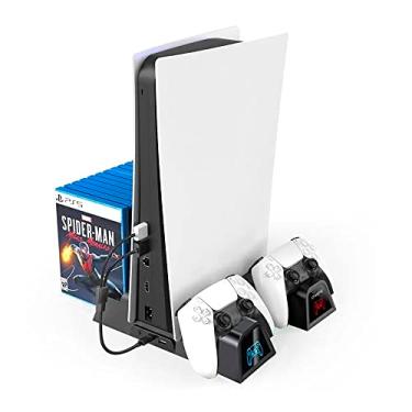 Imagem de Cooler Suporte Ps 5 Com Resfriador/Carregador De Controles