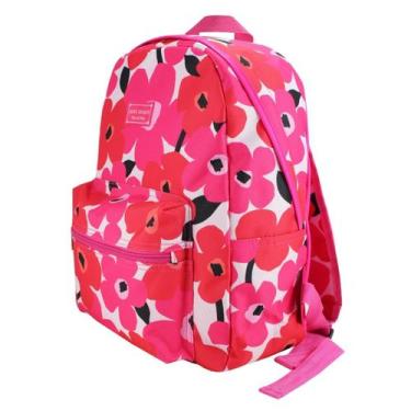 Imagem de Mochila Escolar Passeio Com Bolso Ziper E Alca Rosa Pink - Jack Design