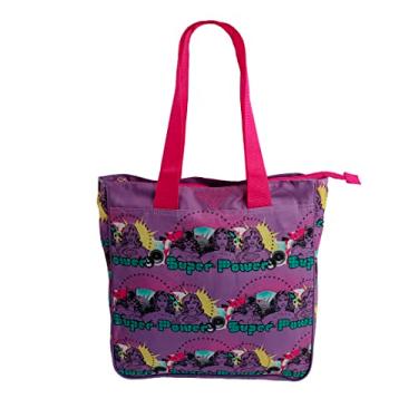 Imagem de BOLSA SACOLA TOTE WONDER WOMAN DC Cor:Lilas;tamanho:G