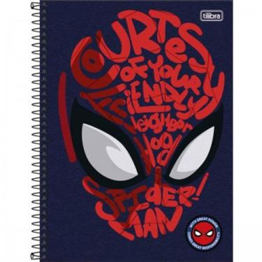 Imagem de Caderno Espiral Universitário 10 Matérias Spider - Man - Tilibra