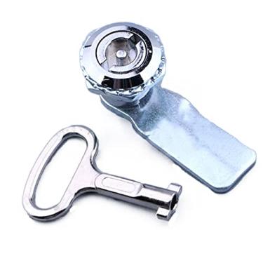 Imagem de Medidor de gás Cam Lock & Key Gas Zink Alloy Medidor Elétrico Porta Armário Kit de Trava para Ferramenta de Hardware (Tipo S)