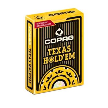 Imagem de Baralho 100% Plástico Texas Holdem - Copag