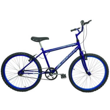 Imagem de Bicicleta Infantil Passeio Aro 24 Mtb Masculina Azul - Samy