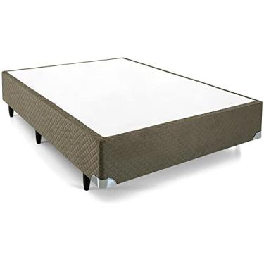 Imagem de Base Cama Box Herval Casal Suede, 39x138x188 cm, Verde