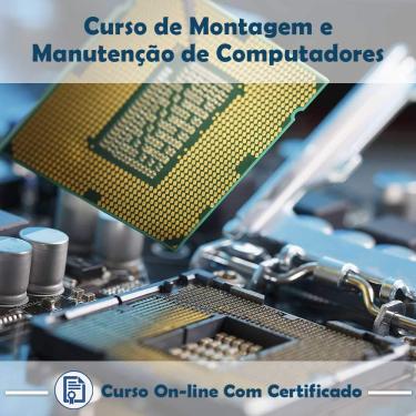Imagem de Curso online em videoaula sobre Montagem e Manutenção de Computadores com Certificado + 2 brindes