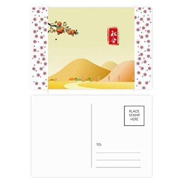 Imagem de Autumnal Equinox Twenty Four Solar Term Christmas Flower Celebration Cartão postal Blessing Mailing Card