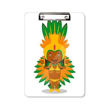 Imagem de Placa de suporte para prancheta de desenho Orange Wild Brazil A4