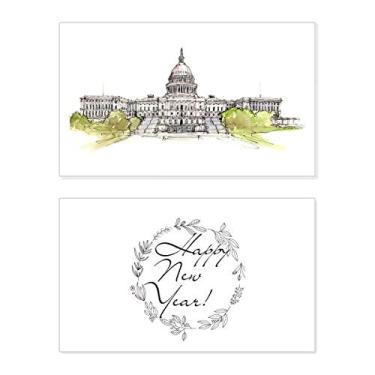 Imagem de Cartão de felicitações do Festival de Ano Novo do Capitólio dos Estados Unidos