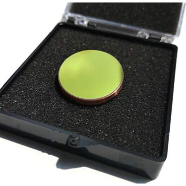 Imagem de MCWlaser Espelho refletivo de cobre 1 peça de diâmetro: 30 mm para gravação a laser CO2 de alta potência de 10,6 um, gravação/cortador de 80 W a 200 W 10,6 um