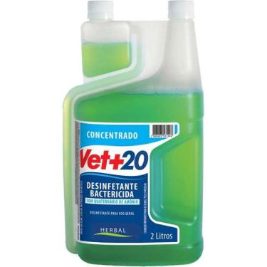 Imagem de Desinfetante Vet+20 Bactericida Herbal - 2 Litros