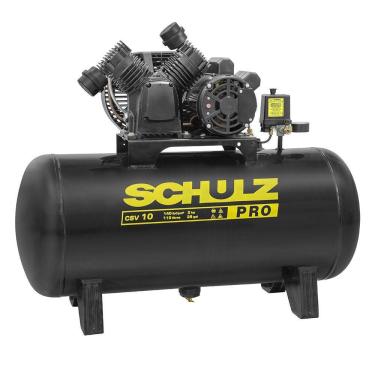 Imagem de Compressor De Ar CSV 10/110l. - 2CV. - 127v Monofásico - Schulz