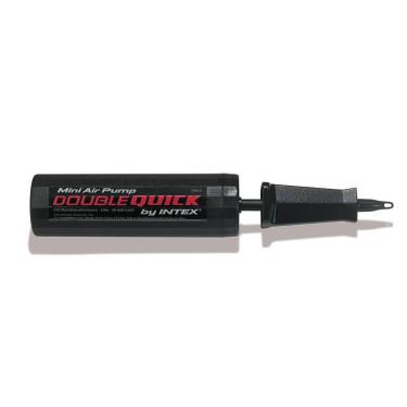 Imagem de Mini Bomba de Ar Manual Double Quick Preto Intex - 69613