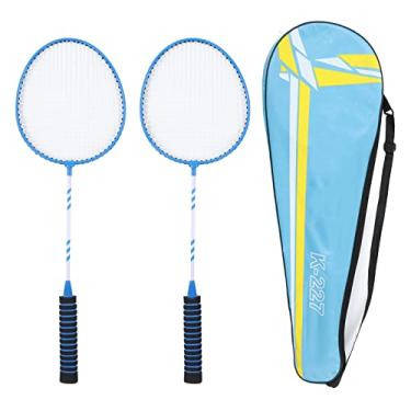 Imagem de Raquete De Badminton Raquete De Badminton Azul Raquetes De Badminton Raquete De Badminton Profissional Raquete De Badminton Iniciante Raquete De Badminton Leve
