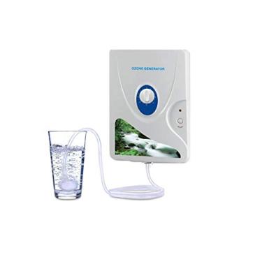 Imagem de Ivation Gerador Portátil de Ozônio 600mg / h - Esterilizador Multifuncional de Ar e Sistema de Aquecimento com 2 Tubos de Silicone, 2 Pedras Difusoras e Temporizador; Purifica Ar,