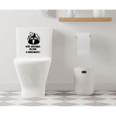 Imagem de Adesivo Vaso Sanitário Descarga Mod02 - Vinil