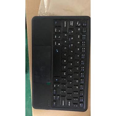 Imagem de Capa protetora para tablet com slot para caneta teclado BT Touchpad compatível com Samsung Galaxy Tab A8 10,5 polegadas SM-X200/SM-X205/SM-X207