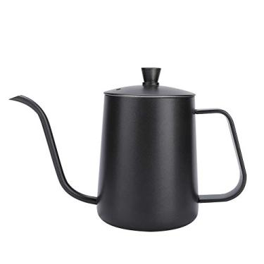 Imagem de Pote De Gotejamento De Aço Inoxidável, Chaleira Para Chá Com Pescoço De Ganso, Despeje Sobre O Café, Bico Longo E Estreito(600ml)