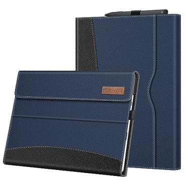 Imagem de Fintie Capa para Microsoft Surface Pro 9 / Pro 9 5G (2022) de 13 polegadas – Capa de negócios com portfólio de visualização de vários ângulos com bolso e suporte para caneta Stylus, compatível com tec