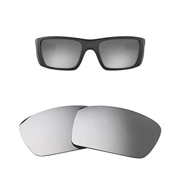 Imagem de HiCycle2 Lentes de reposição para óculos de sol Oakley Fuel Cell Polarized-Várias opções com pano de lente, Prata