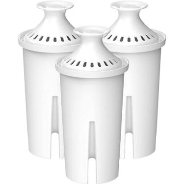 Imagem de AQUA CREST Substituição para filtro Brita®, jarras e dispensadores de água Brita®, Classic OB03, Mavea® 107007 e mais, filtro de água de jarro certificado NSF, 3 unidades