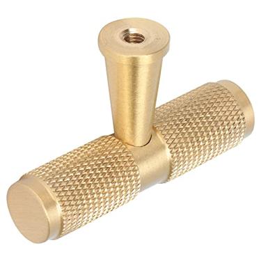 Imagem de Puxadores e Puxadores Em Latão Em Forma de T, Design Simples e Moderno, para Armários e Gavetas