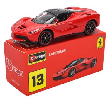 Imagem de Bburago 1:64 Scale Ferrari Series Model Collection Race Diecast Metal Model Car (LAFERRARI)