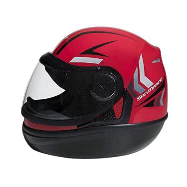 Imagem de CAPACETE SAN MARINO SPEED ONE VERMELHO E PRETO (58)