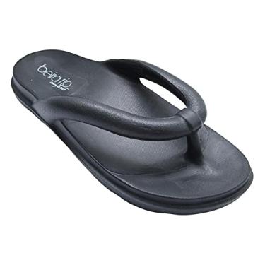Imagem de CHINELO NUVEM BEIRA RIO CONFORTO PRETO/ROSA/AZUL - 8476100 COR:PRETO;Tamanho:37